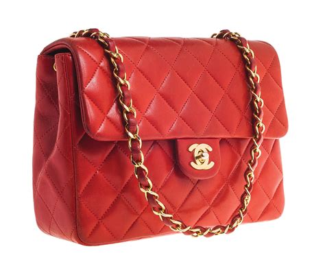 chanel red handbag|vintage chanel bag red.